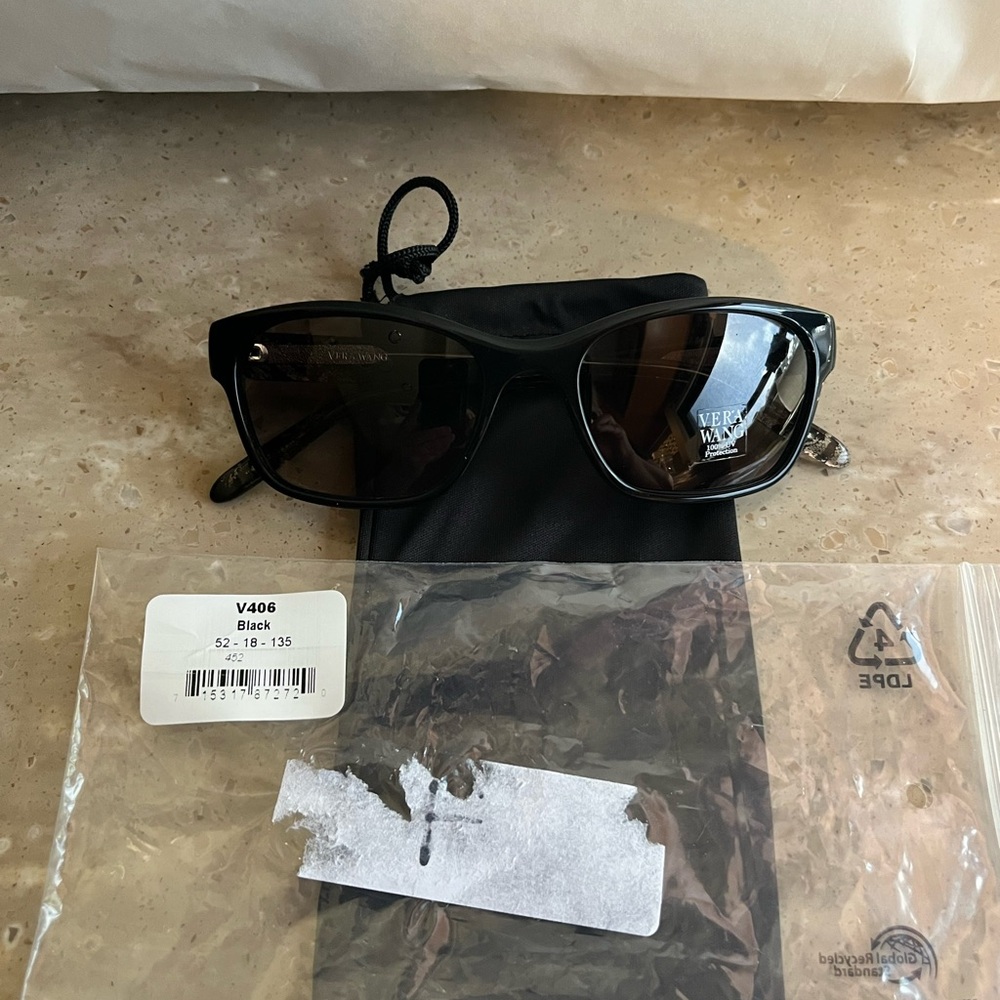 Vera Wang Black Sunglasses